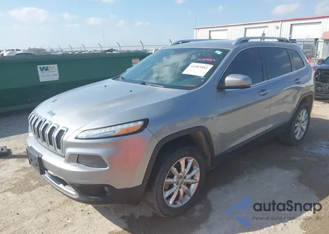 2014 Jeep Cherokee Limited z USA, uszkodzony, nr VIN 1C4PJMDB0EW222900